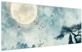 Obraz - Maľba splnu (120x50 cm)