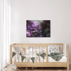 Obraz - fialové stromy (70x50 cm)