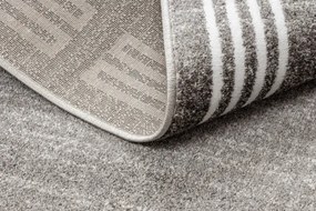 Koberec MATEO 8034/944 ramka - štrukturálny sivý / béžový