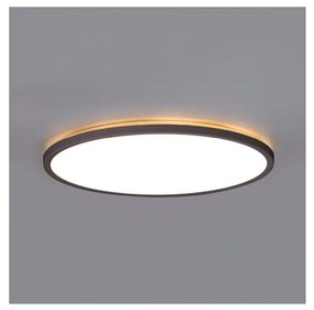 LED kúpeľňové svietidlo NIVERA LED/24W/230V IP54 pr. 30 cm čierne + DO