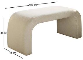Lavička Nu Bench White