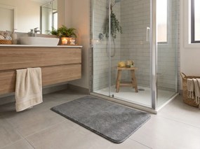 Kúpeľňová predložka TRIVORA 60x100 cm tmavosivá