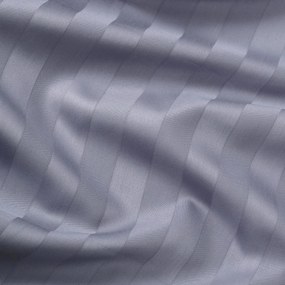 Goldea damaškový behúň na stôl - tmavo sivé prúžky so saténovým leskom 35x160 cm