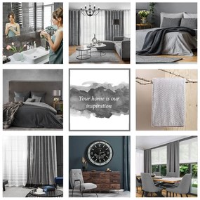 ZATEMŇOVACÍ ZÁVES NA KRÚŽKOCH AMARO 135X250 CM STRIEBORNÁ