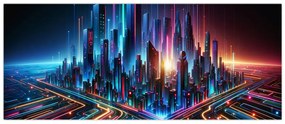 Obraz - Mesto budúcnosti (120x50 cm)
