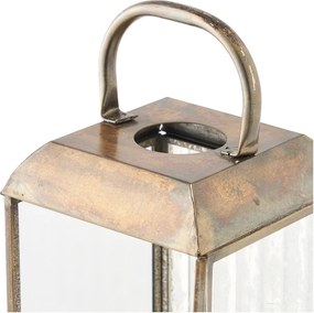 Kovový/sklenený lampáš (výška 49 cm) Herslev – House Nordic