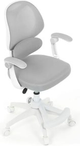 Detská otočná stolička sivá KA-W8008 GREY