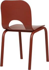 Červená jedálenská stolička Atto – noo.ma