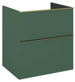 Elita Look, skrinka pre umývadlo na pultovú dosku 60x45x64 cm 2S PDW, zelená matná, ELT-168564