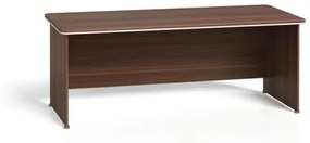 Písací stôl ARRISOT LUX - rovný, dĺžka 2000 mm, orech