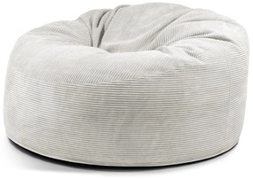 Krémový menčestrový sedací vak Om 135 – SLOWDOWN