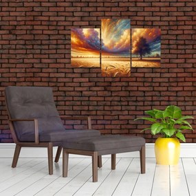 Obraz – Strom na poli (90x60 cm)