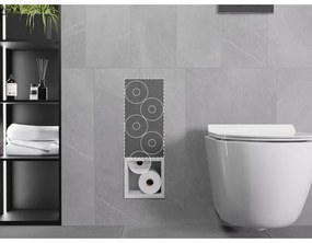 Mexen X-Wall-B, zabudovaný zásobník na toaletný papier, biela, 1925