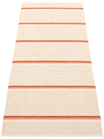 Vnútorný a vonkajší behúň v tehlovej farbe/krémový 70x180 cm Olle Brick Cream – Pappelina