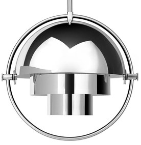 GUBI Multi-Lite závesná lampa 25,5 cm chróm/chróm