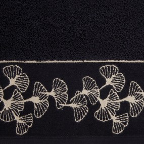 BAVLNENÝ UTERÁK LIMITED COLLECTION VICTORIA10 70X140 CM ČIERNA