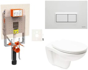 Závesný wc set na zamurovanie VitrA Normus SIKOVZNOR54600, 1 ks