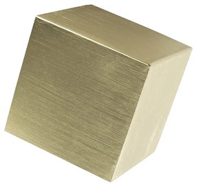 Moderná nástenná lampa zlatá - Cube