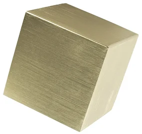 Moderná nástenná lampa zlatá - Cube