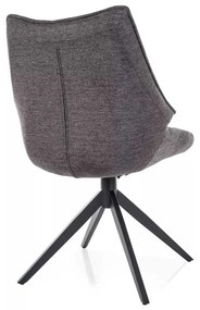 Jedálenská stolička Opal II, tmavo sivá