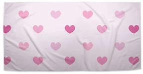 Sablio Uterák Ružové srdce - 50x100 cm
