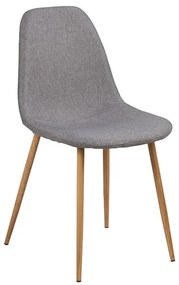 Wilma jedálenská stolička sivá/natur