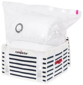 Úložný box na oblečenie Compactor Medium Mariniere 3D Vacuum Bag, 125 l