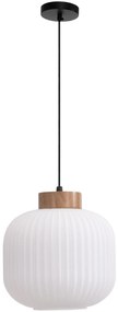 Toolight Toolight, závesné svietidlo sklenené E27 APP1068-CP, biela, OSW-04401
