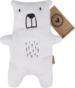 Maznáčik, hračka pre bábätká Z&amp;Z Mini Bear 36 cm, biely