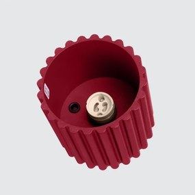 Sollux  SL.1819 - Bodové svietidlo AURA 1xGU10/10W/230V 10 cm červené