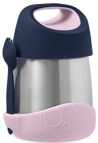 Termoska na jedlo - indigo/ružová