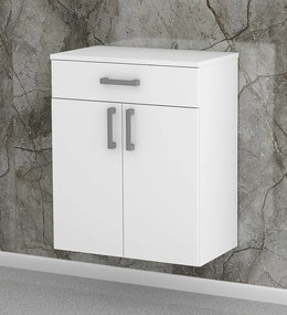 Nabytekmorava Kúpeľňová skrinka K24 farba korpusu: Dub sonoma tmavý, farba dvierok: Dub sonoma tmavý