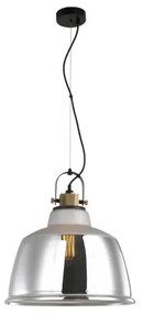 Klausen 111019 - Luster na lanku ASGARD 1xE27/11W/230V strieborná