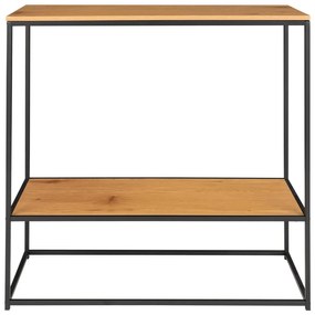 Konzolový stolík s doskou v dubovom dekore v prírodnej farbe 80x36 cm Vita – House Nordic