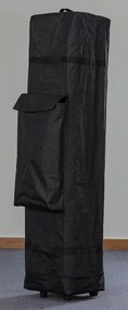 Nožnicový Party stan 4x6m ALU Premium plné bočnice Farba: Čierna
