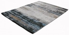 Koberec Diamond New 3D Ombre tyrkysovo - béžový