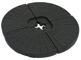 Čierny podstavec na slnečník Bonami Essentials, ø 100 cm