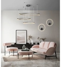 Azzardo AZ4707 - LED Luster na lanku HALO LED/130W/230V čierna