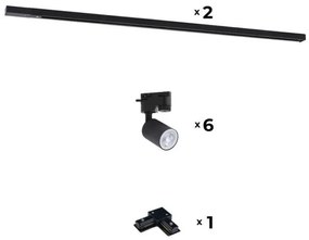 Zuma Line 3016 - Bodové svietidlo do lištového systému REFLEKTOR 6xGU10/10W/230V