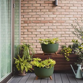 Kvetináč Rosa Linea I 29x18 cm biely