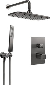 Laveo Sprchový komplet Tores + BOX s podomietkovou batériou - BVT_901P, grafit