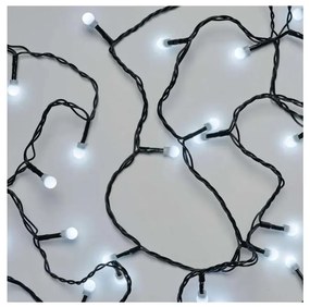 LED Vonkajší vianočný reťaz 80xLED/8 funkcií 13m studená biela IP44