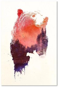 Gario Obraz na plátne Les v podobe medveďa - Robert Farkas Rozmery: 80 x 120 cm
