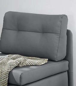 Rozkladacie kreslo Tunis, šedá tkanina