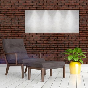 Obraz - Betónový múr so svetlami (120x50 cm)