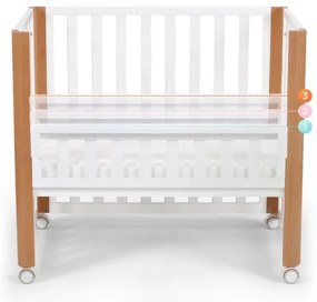 KINDERKRAFT SELECT - Detská postieľka 4v1 KOYA Premium buk/borovica
