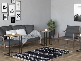 Set 3ks. konferenčných stolíkov Siloto (čierna + oud). Vlastná spoľahlivá doprava až k Vám domov. 1094344