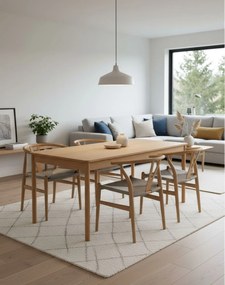 Rozkladací stôl Blair 180–230 cm (DT01), prírodný dub