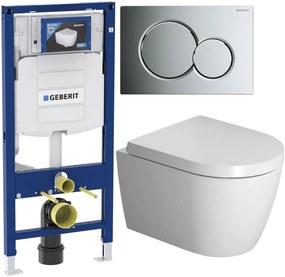 Set WC misa Duravit ME by Starck 2530092000, podomietková konštrukcia Geberit Duofix 111.320.00.5, 0020190000, 115.770.21.5