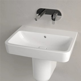 VILLEROY &amp; BOCH O.novo závesné umývadlo bez otvoru, s prepadom, 600 x 460 mm, biela alpská, s povrchom CeramicPlus, 4A4162R1